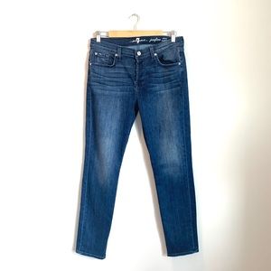 7 For All Mankind Josefina Skinny Boyfriend Jeans 29